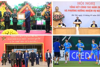 Tin nổi bật ngày 14/1: Tổng cục Hậu cần-Kỹ thuật đón nhận danh hiệu Anh hùng lực lượng vũ trang nhân dân; Khai trương các không gian trưng bày chào mừng Đại hội XIV của Đảng