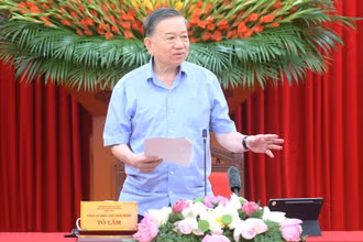 Tổng Bí thư, Chủ tịch nước Tô Lâm phát biểu chỉ đạo tại cuộc làm việc. (Ảnh: ĐĂNG KHOA)