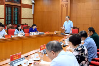 Tổng Bí thư, Chủ tịch nước Tô Lâm chủ trì cuộc làm việc với Đảng ủy Bộ Y tế về công tác y học cổ truyền Việt Nam. (Ảnh: ĐĂNG KHOA)