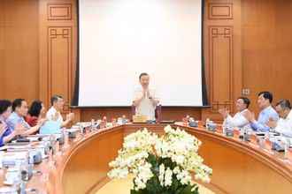 Tổng Bí thư, Chủ tịch nước Tô Lâm và các đồng chí lãnh đạo Đảng, Nhà nước dự Phiên họp thứ 2 của Ban Chỉ đạo Trung ương về phát triển văn hóa Việt Nam. (Ảnh: ĐĂNG KHOA)