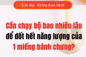 [Video] Cần chạy bộ bao lâu để dốt hết năng lượng từ một miếng bánh chưng?
