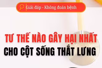 [Video] Tư thế nào gây áp lực nặng nhất cho vùng cột sống thắt lưng?