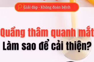 [Video] Làm sao để cải thiện quầng thâm quanh mắt?