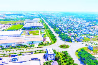 Vốn đầu tư nước ngoài tại Bình Dương trong 5 tháng đầu năm 2025 tập trung vào sản xuất ở các khu công nghiệp. Trong ảnh: Một góc Khu công nghiệp Việt Nam-Singapore 2 tại Bình Dương.