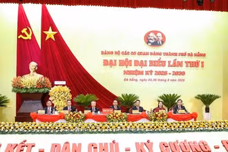 Đại hội đại biểu Đảng bộ Các cơ quan Đảng thành phố Đà Nẵng lần thứ I, nhiệm kỳ 2025 - 2030. (Ảnh: ANH ĐÀO)