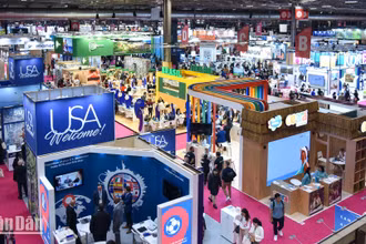 Sự kiện IFTM Top Resa 2025 thu hút sự tham gia của 3.000 đơn vị triển lãm. (Ảnh: MINH DUY)
