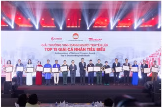 Lễ trao giải vinh danh người truyền lửa tiêu biểu