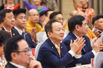 Doanh nhân Đỗ Quang Hiển, Nhà sáng lập, Chủ tịch Điều hành Tập đoàn T&T Group, tại Hội nghị.