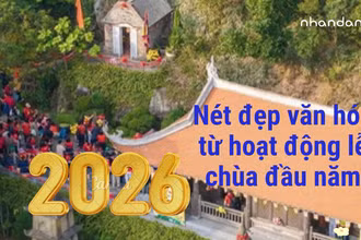 Lễ chùa đầu năm không chỉ là hoạt động tâm linh mà còn là nét đẹp văn hóa.