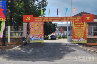Tuyên truyền cổ động đại hội Đảng bộ các xã, phường thuộc thành phố Cần Thơ, nhiệm kỳ 2025-2030.