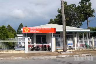 Trung tâm phục vụ hành chính công xã Vị Thủy, thành phố Cần Thơ.