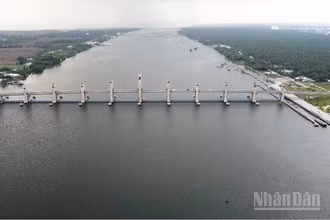 Cống Cái Lớn – Cái Bé trên địa bàn tỉnh Kiên Giang