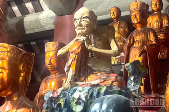 Pho tượng Tuyết Sơn đang được tỉnh Hưng Yên xây dựng hồ sơ công nhận Bảo vật quốc gia. 