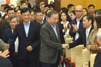 Tổng Bí thư Tô Lâm tiếp xúc cử tri thành phố Hà Nội sau Kỳ họp thứ 10, Quốc hội khóa XV. 