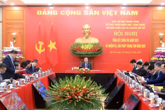 Tổng Bí thư Tô Lâm chủ trì Hội nghị tổng kết công tác năm 2025 của Ban Chỉ đạo Trung ương về phát triển khoa học, công nghệ, đổi mới sáng tạo và chuyển đổi số.