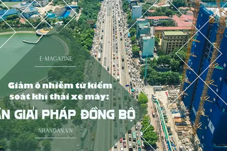 Giảm ô nhiễm từ kiểm soát khí thải xe máy: Cần giải pháp đồng bộ