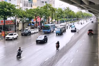 Từ ngày 4/7/2025, đường Phạm Văn Đồng sẽ chính thức phân làn phương tiện.