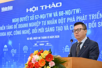 Tháo gỡ điểm nghẽn để doanh nghiệp tư nhân đột phá phát triển khoa học, công nghệ, đổi mới sáng tạo