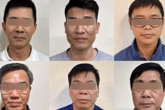 Bị cáo Nguyễn Duy Hưng và các đồng phạm trong vụ án.