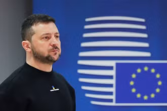 Tổng thống Ukraine Volodymyr Zelensky. (Ảnh: THX)