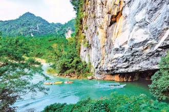 Một góc Vườn quốc gia Phong Nha-Kẻ Bàng. (Ảnh: TTXVN)