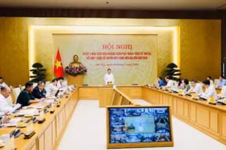 Quang cảnh Hội nghị sơ kết 5 năm thực hiện Chương trình phát triển y dược cổ truyền, kết hợp y dược cổ truyền với y dược hiện đại đến năm 2030. (Ảnh: ĐỨC TUÂN)