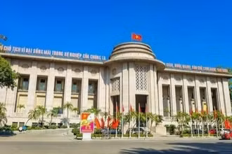 Trụ sở Ngân hàng Nhà nước Việt Nam tại Hà Nội. (Ảnh minh họa: Ngân hàng Nhà nước Việt Nam)