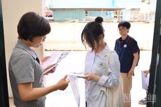 Tại Kỳ thi tốt nghiệp THPT năm 2025 (Ảnh: THẾ ĐẠI)