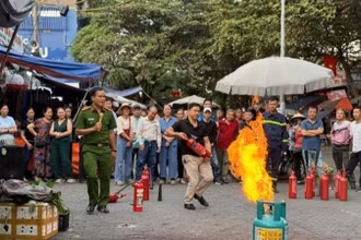 Hướng dẫn người lao động kỹ năng phòng cháy, chữa cháy.