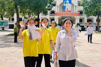 Niềm vui của thí sinh Bắc Ninh sau khi hoàn thành các môn thi tại kỳ thi tốt nghiệp Trung học phổ thông năm 2025.