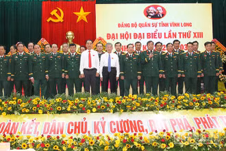Ban Chấp hành Đảng bộ Quân sự tỉnh Vĩnh Long lần thứ 13, nhiệm kỳ 2025-2030. 