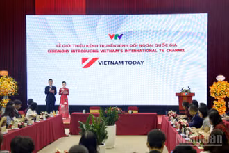 Quang cảnh buổi lễ. 