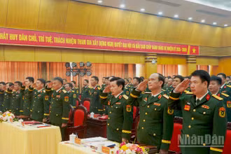 Các đại biểu dự Đại hội đại biểu Đảng bộ Binh chủng Đặc công nhiệm kỳ 2025-2030.