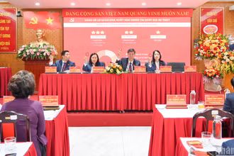 Quang cảnh Đại hội Đảng bộ cơ quan Nhà xuất bản Chính trị quốc gia Sự thật. 