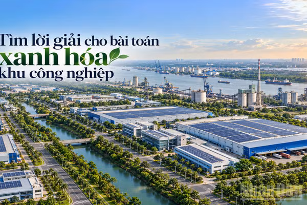 Tìm lời giải cho bài toán xanh hóa khu công nghiệp