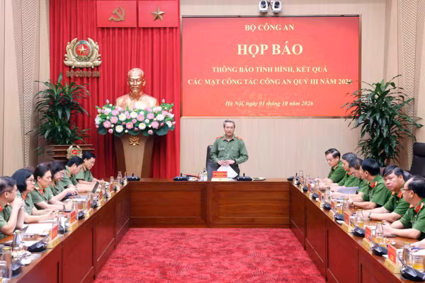 Toàn cảnh họp báo. (Ảnh: KIÊN PHẠM)
