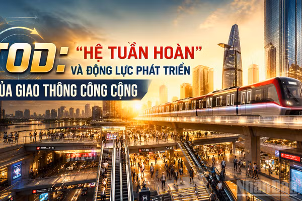 TOD: “Hệ tuần hoàn” và động lực phát triển của giao thông công cộng