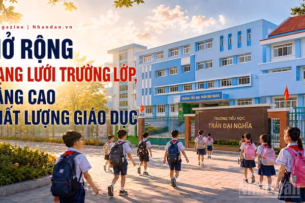 Mở rộng mạng lưới trường lớp, nâng cao chất lượng giáo dục