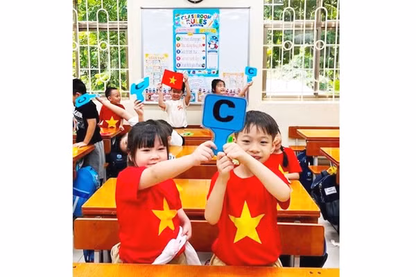 Việc sáp nhập các trường đặt mục tiêu lấy học sinh làm trung tâm. Ảnh: THẾ PHONG