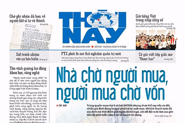Đón đọc Thời Nay số 1740, phát hành thứ năm, ngày 17/9
