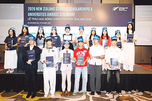 Trao học bổng Chính phủ New Zealand 2026