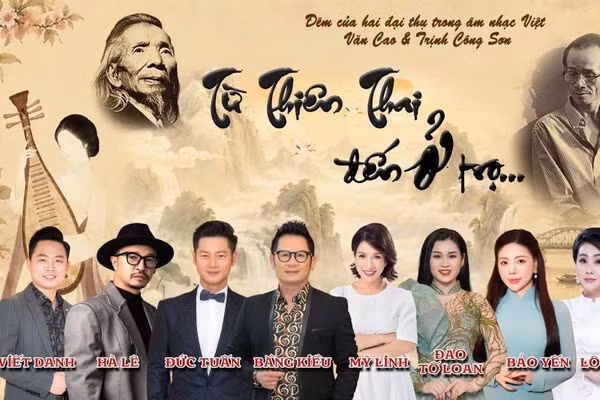 Poster chương trình “Từ Thiên thai đến Ở trọ…”. (Ảnh: Ban tổ chức)