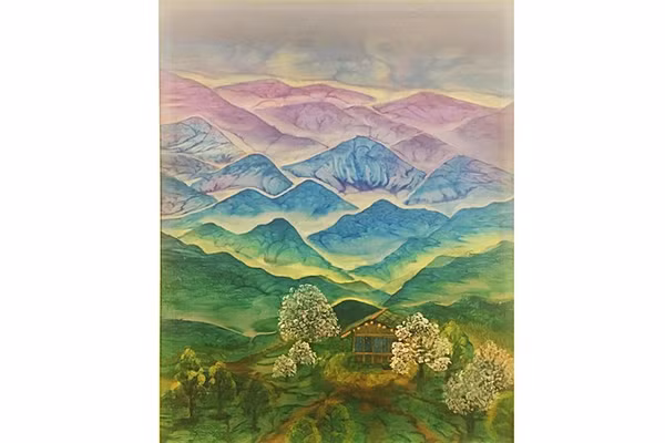 “Ru Cảnh 20”, 120 cm x 150 cm.