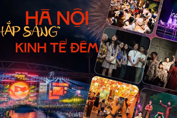 Hà Nội “thắp sáng” kinh tế đêm
