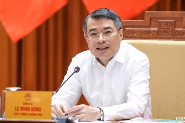 Thủ tướng Lê Minh Hưng phát biểu ý kiến chỉ đạo cuộc họp. (Ảnh: chinhphu.vn/Nhật Bắc)