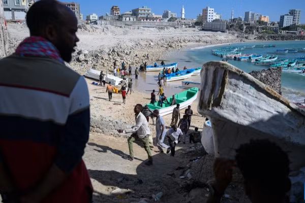Người dân ở Mogadishu, Somalia. (Ảnh: Tân Hoa xã)