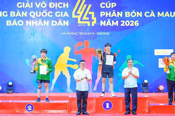 Đoàn Thành phố Hồ Chí Minh tiếp tục thống trị ở các nội dung nữ khi có tới hai tay vợt nằm trong top 3. Ảnh: THẾ ĐẠI