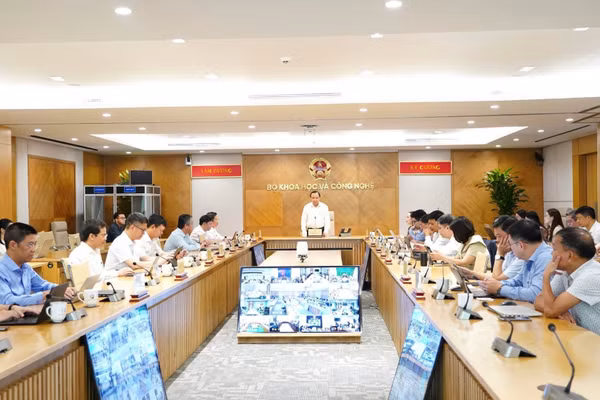 Quang cảnh hội nghị trực tuyến. (Ảnh: HÀ LINH)