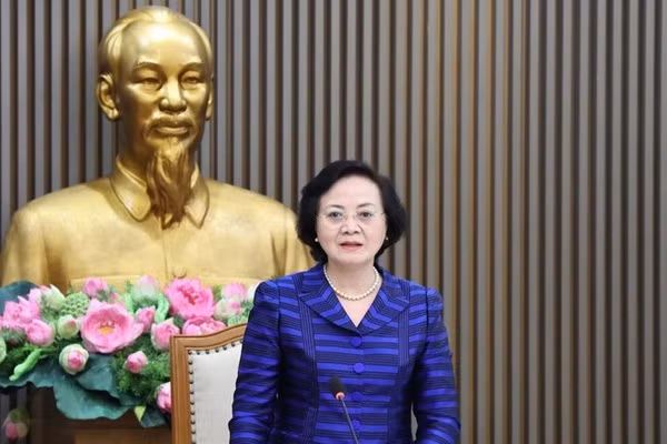 Phó Thủ tướng Phạm Thị Thanh Trà chủ trì Phiên họp lần thứ nhất Ban Công tác liên ngành đối ngoại và hội nhập quốc tế về văn hóa, xã hội, giáo dục-đào tạo. (Ảnh: chinhphu.vn)