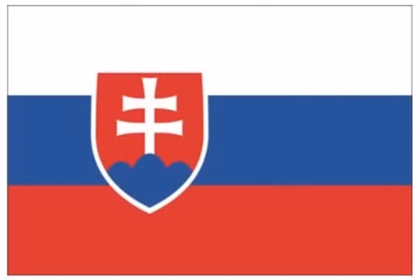 Quốc kỳ Cộng hòa Slovakia.
